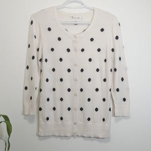 Polka dot cardigan